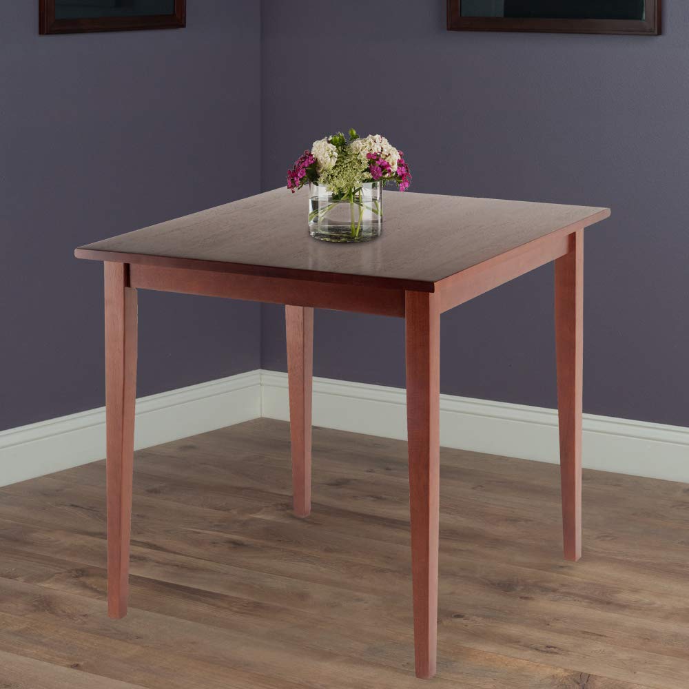 Winsome Wood Groveland Dining, Walnut 29.53 x 29.53 x 29.13