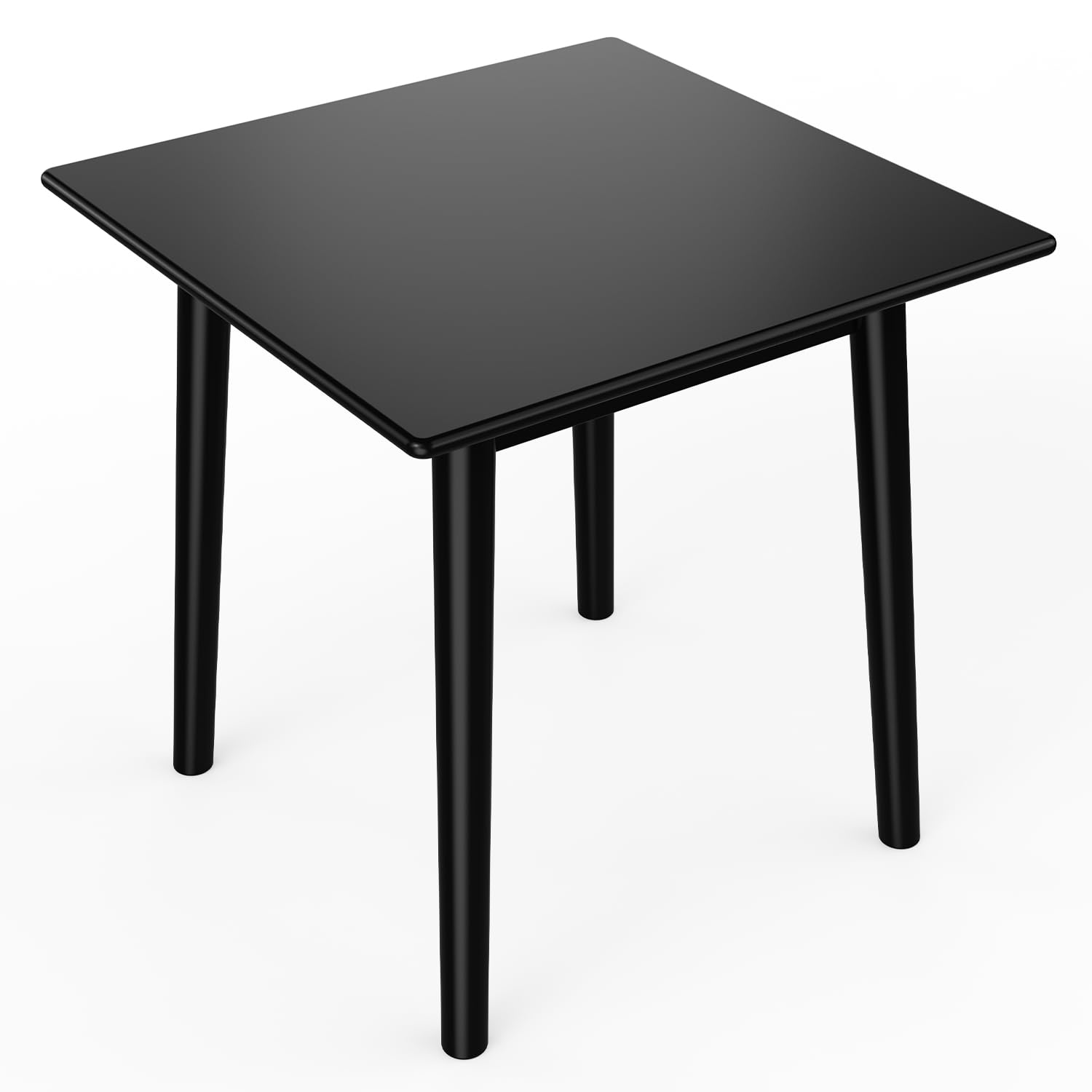 Delavin 29.5' Solid Wood Dining Table, Modern Small Dining Table, Square Farmhouse Kitchen Table, Cafe Table For Living Room Di