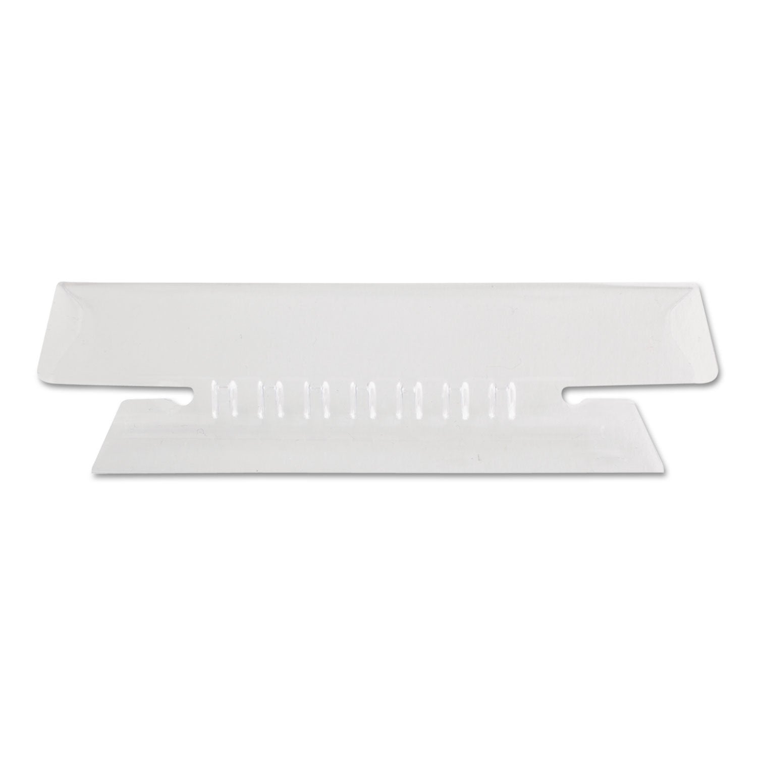 Pendaflex 4312 Hanging File Folder Tabs, 1/3 Tab, 3 1/2 Inch, Clear Tab/White Insert, 25/Pack