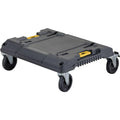 Heavy-Duty TSTAK Trolley with 4 Swivel Wheels, 100kg Load Capacity, and Modular Compatibility. Ideal for Transporting Stacked to