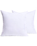 Cozy Bed Euro Throw Pillows Insert (Pack Of 2, White) 26 X 26 Inches (Suitable For 25-27 Pillowcase.), Bed Pillows For Sleeping