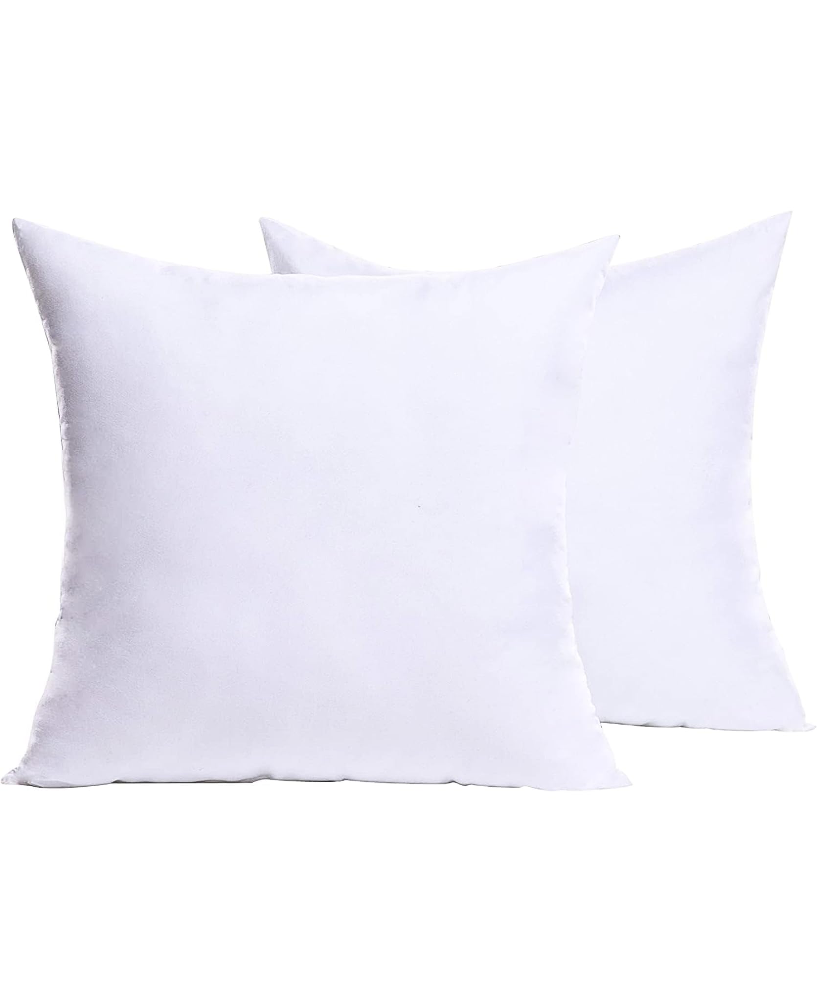 Cozy Bed Euro Throw Pillows Insert (Pack Of 2, White) 26 X 26 Inches (Suitable For 25-27 Pillowcase.), Bed Pillows For Sleeping