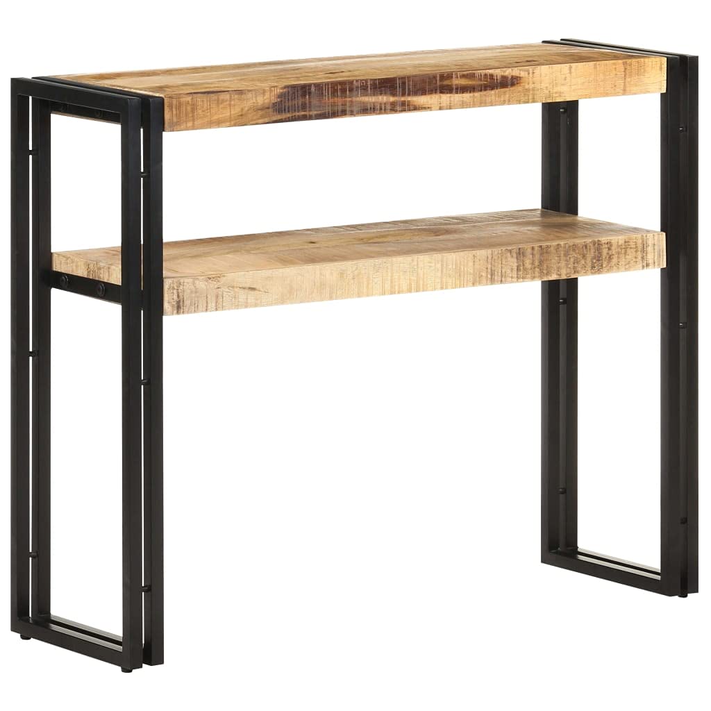 Console Table 35.4&quot;x11.8&quot;x29.5&quot; Rough Mango Wood