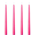 10 inch Pink Taper Candles-Set of 4 Tapered Candle, Tall Candlesticks,Home Dinner Candle, Party, Wedding, Halloween, Christmas C