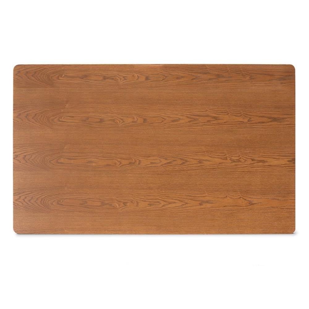 Baxton Studio Nexus Mid-Century Modern Dark Grey Fabric Upholstered and Walnut Brown Finished Wood 5-Piece Dining Set