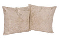 Indigenous Embroidered Cushions Cover (Pack Of 2, 41 Cm*41 Cm, Beige)