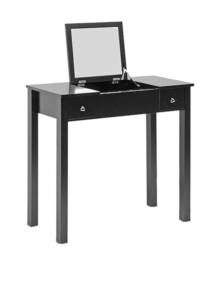 Baxton Studio Wessex Table, 29.63&quot; X 31.63&quot; X 15.88&quot;, Black