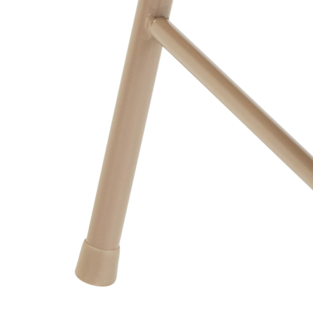 Steel Portable Folding Chairs by National Public Seating – 900 Series Premium Heavy-Duty Foldable Chairs for Indoor & Outdoor, Set of 4 – Comfortable, Durable, Institutional-Grade, Beige