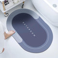 QuickDry Rubber Bath Mat  AntiSkid WaterAbsorbent Bathroom Rug for Home & Office Use  Soft, NonSlip, FastDrying Floor Mat