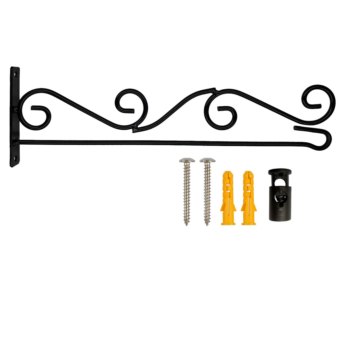 Garden Flag Holder Bracket,Wall Garden Flag Holder,Metal Garden Flag Scroll Hanger, Wall Mailbox Garden Flag Wall Hanger, Mailbo