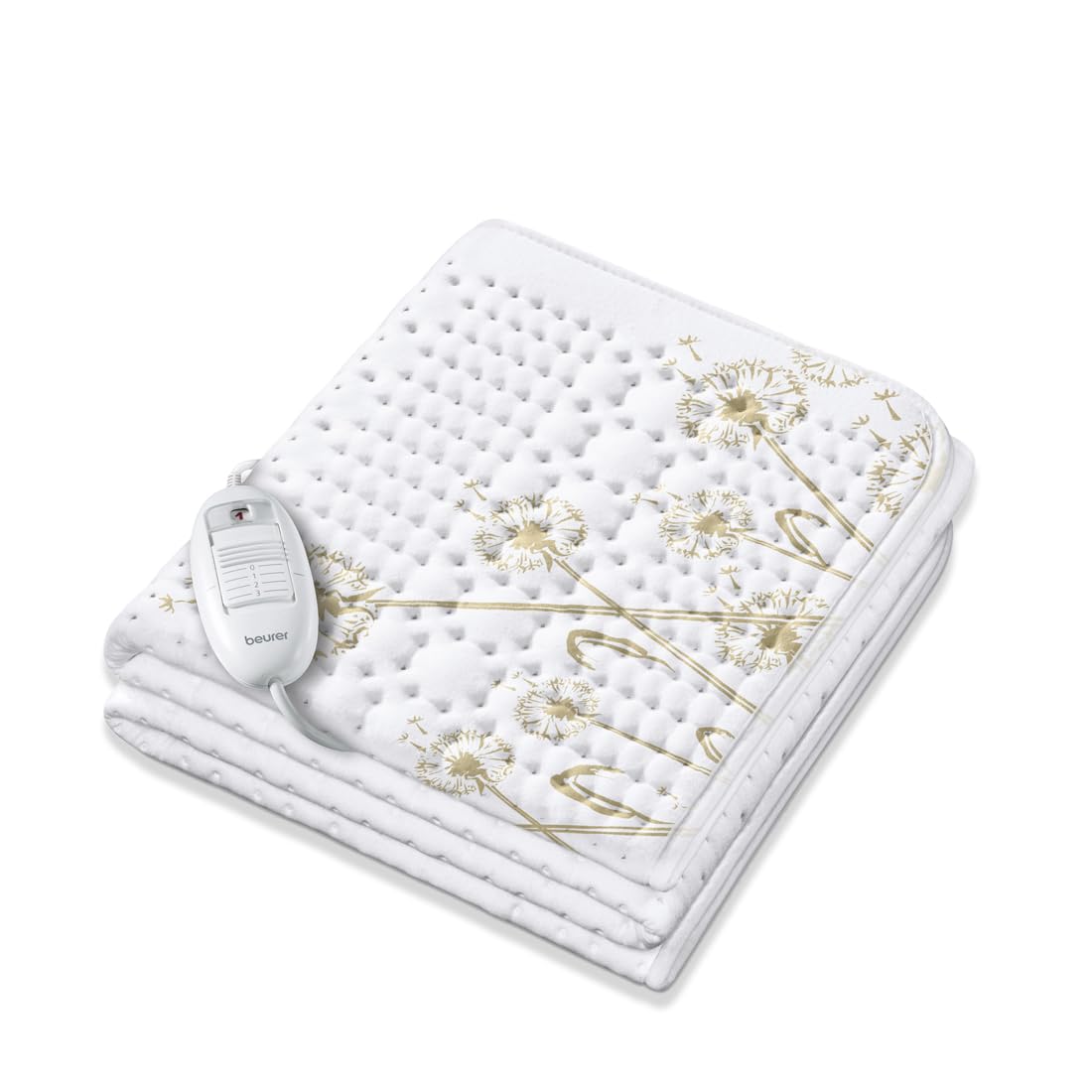 Beurer German Engineering UB 33 Electric Underblanket for Single Bed I German Engineering I 3 Temperature Settings I Printed Cot