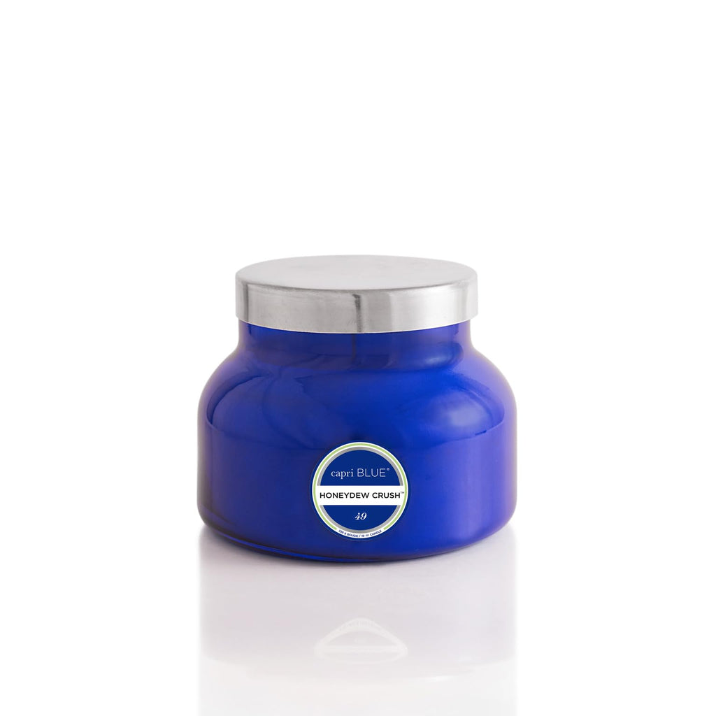 Capri Blue Honeydew Crush Scented Candle - Blue Signature Jar Candles - Long Lasting Candles - Large Candle with a Soy Wax Blend