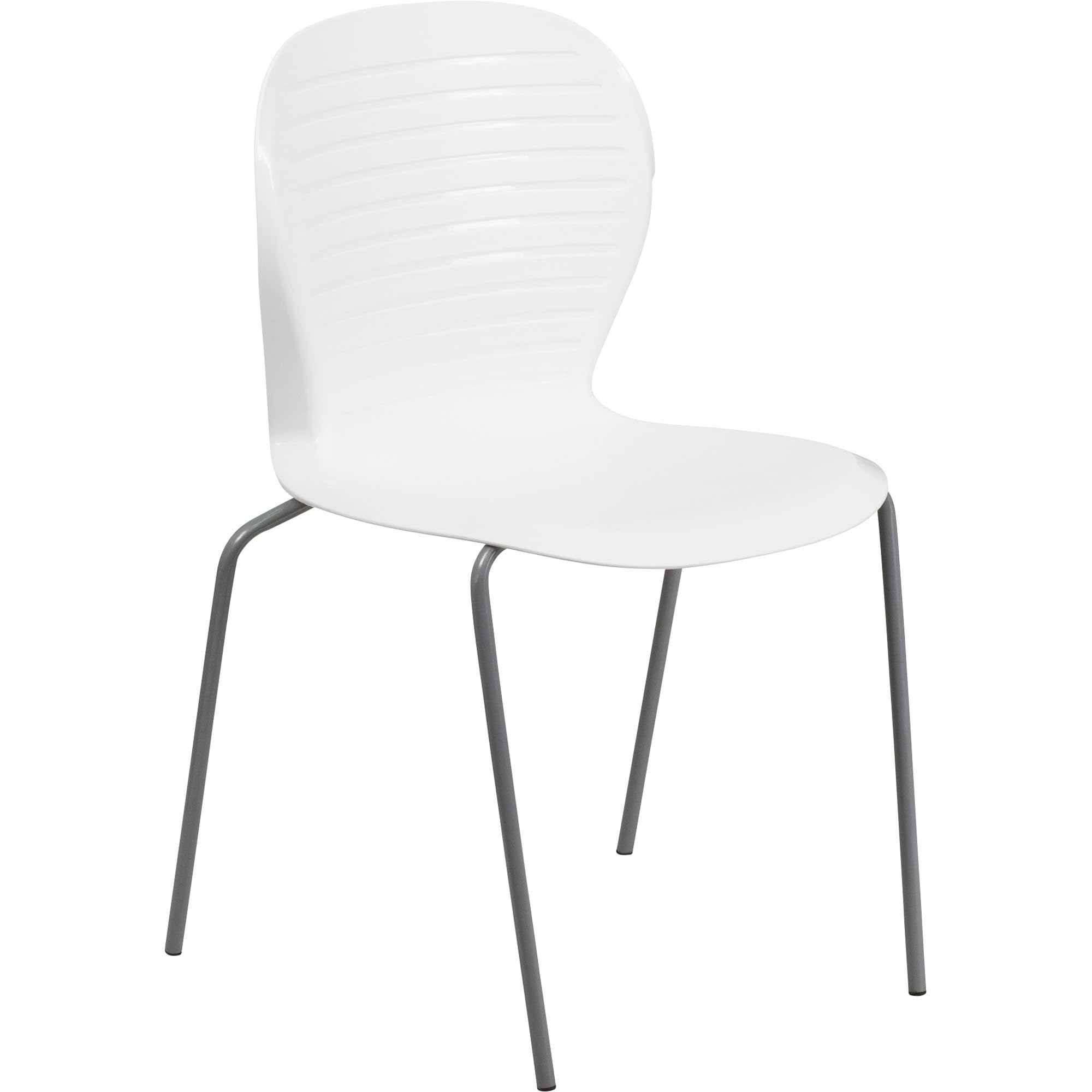 Flash Furniture Hercules Series 551 Lb. Capacity White Stack Chair