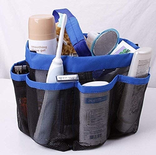 MAHOSTAV Shower Caddy with 8 Storage compartments for Shampoo, Conditioner, soap and Other Bathroom Accessories, Quick Dry Showe