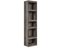 Signature Design by Ashley Wynnlow Rustic Pier-Style 72 Bookcase, Grayish Brown