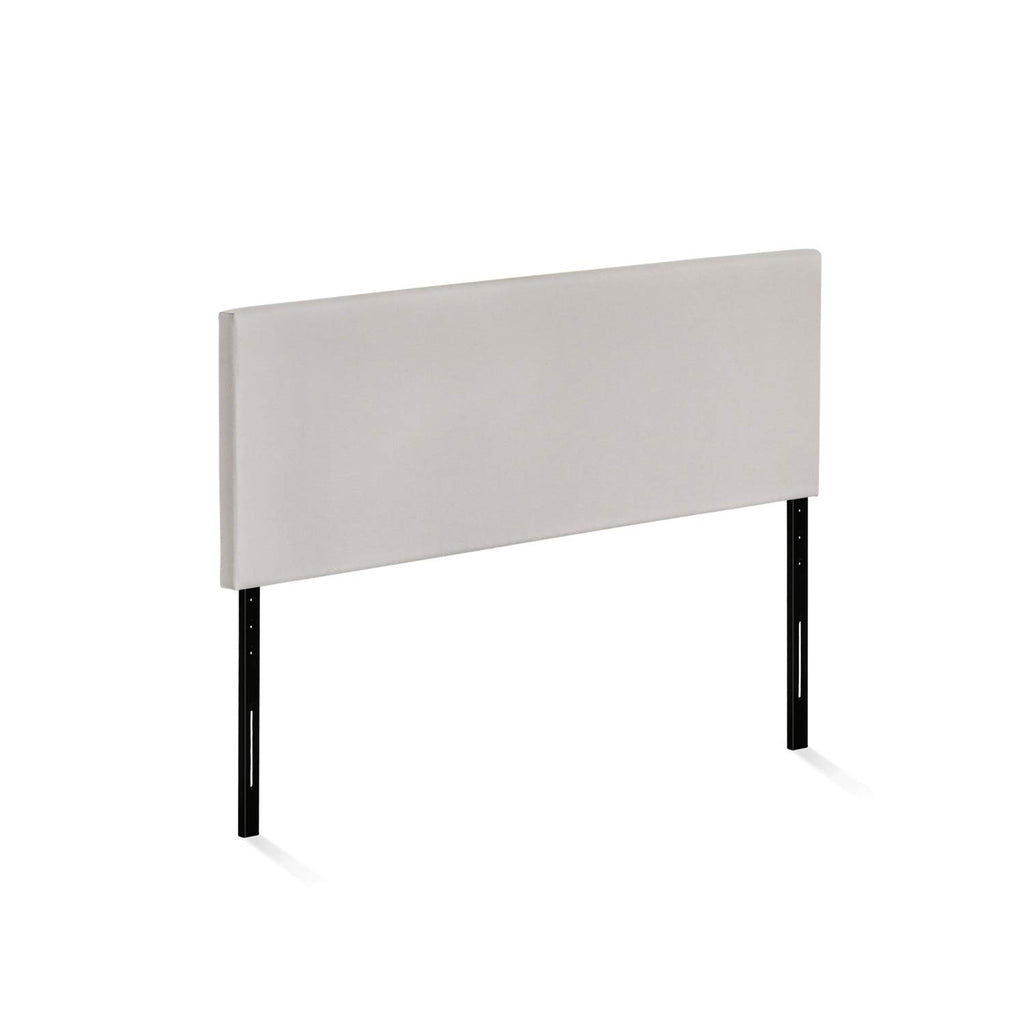Furinno Roanne Plain Headboard, Queen, Fog