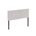Furinno Roanne Plain Headboard, Queen, Fog