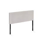 Furinno Roanne Plain Headboard, Queen, Fog