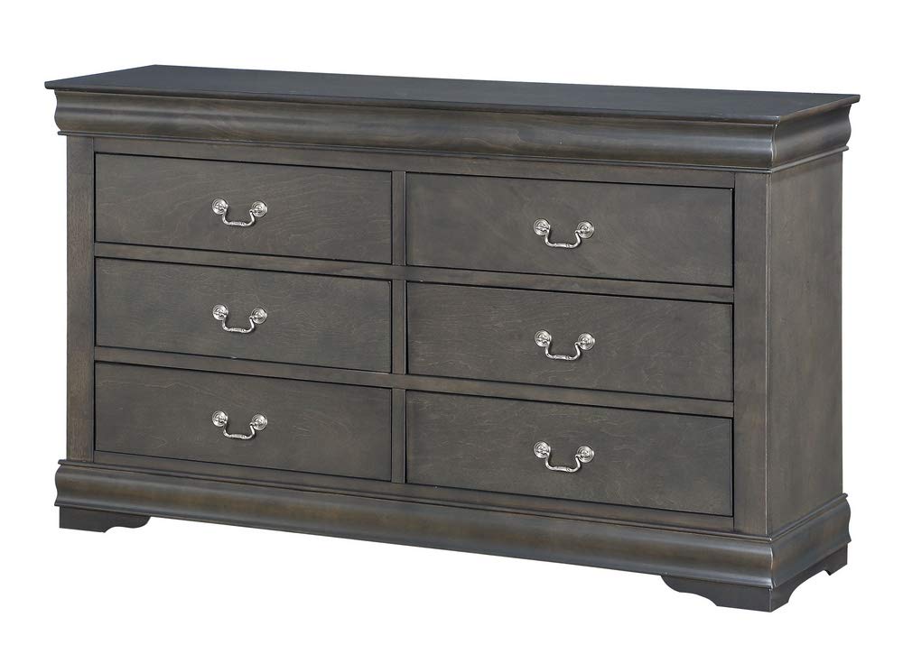 Acme Louis Philippe Dresser in Dark Gray