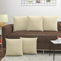 Furnado NonFade Cushion Cover 16 X 16 Inches Jute Pillow Covers For Sofa, Living Room Or Home Decor  40 X 40 Cm Cm, Pack Of 5
