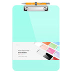 Sooez Plastic Clipboard With Pen Holder, [10% Thicker] Clip Boards 8.5X11 With Low Profile Clip, Cute Hanging Clipboard, Standar