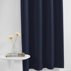 Muamar 2Pcs Blackout Curtains Privacy Curtains 63 Inch Length Window Curtains,Easy Install Thermal Insulated Window Shades,Stick
