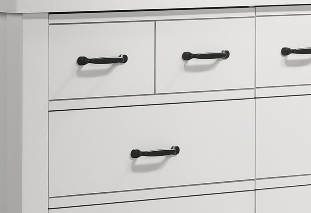 LILOLA LIVING Cassini White 6-Drawer Dresser