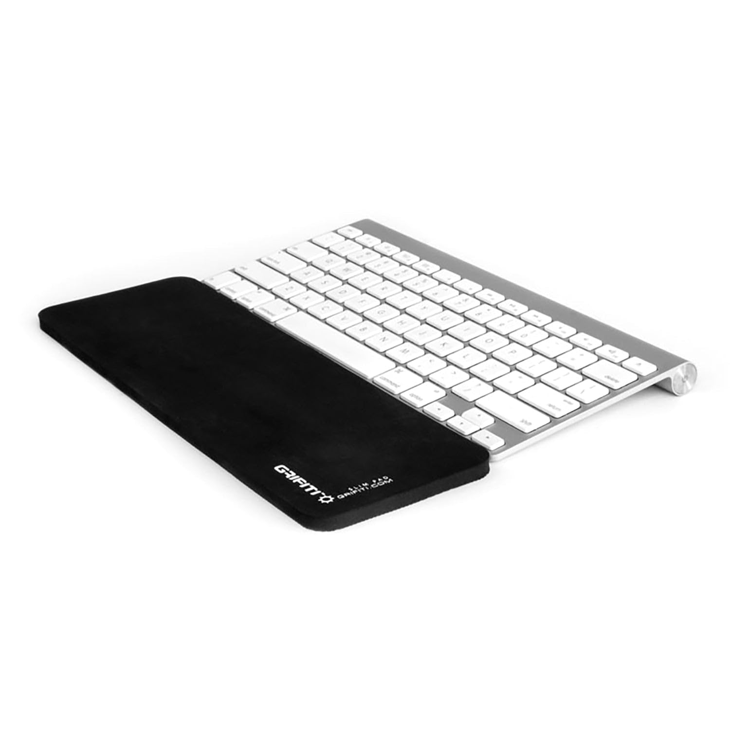 Grifiti Slim Wrist Pad 12' X 4' X 0.22' Wrists Rest Pads For Wireless Tenkeyless Computer Keyboards - Ergonomic Keyboard Supp