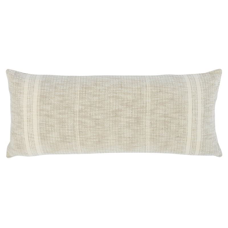 Kosas Home Tia 16X36 Cotton And Linen Blend Throw Pillow In Ivory/Natural