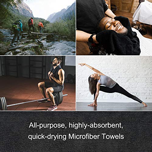 Arkwright Microfiber Gym Towel - Bulk Case Of 180 - Super Soft, Quick Dry Workout Sweat Towels, 300 Gsm Lightweight & Absorbent