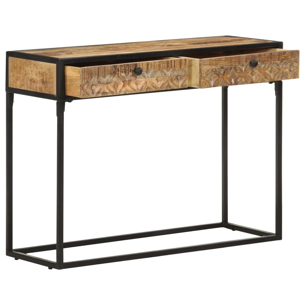 vidaXL Industrial Style Rectangular Console Table - Thumbnail 5