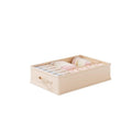 Afkfkr Underwear Storage Box Organizer Multifunctional Home Wardrobe Drawer Bag(Beige,17Grid,NoLid)