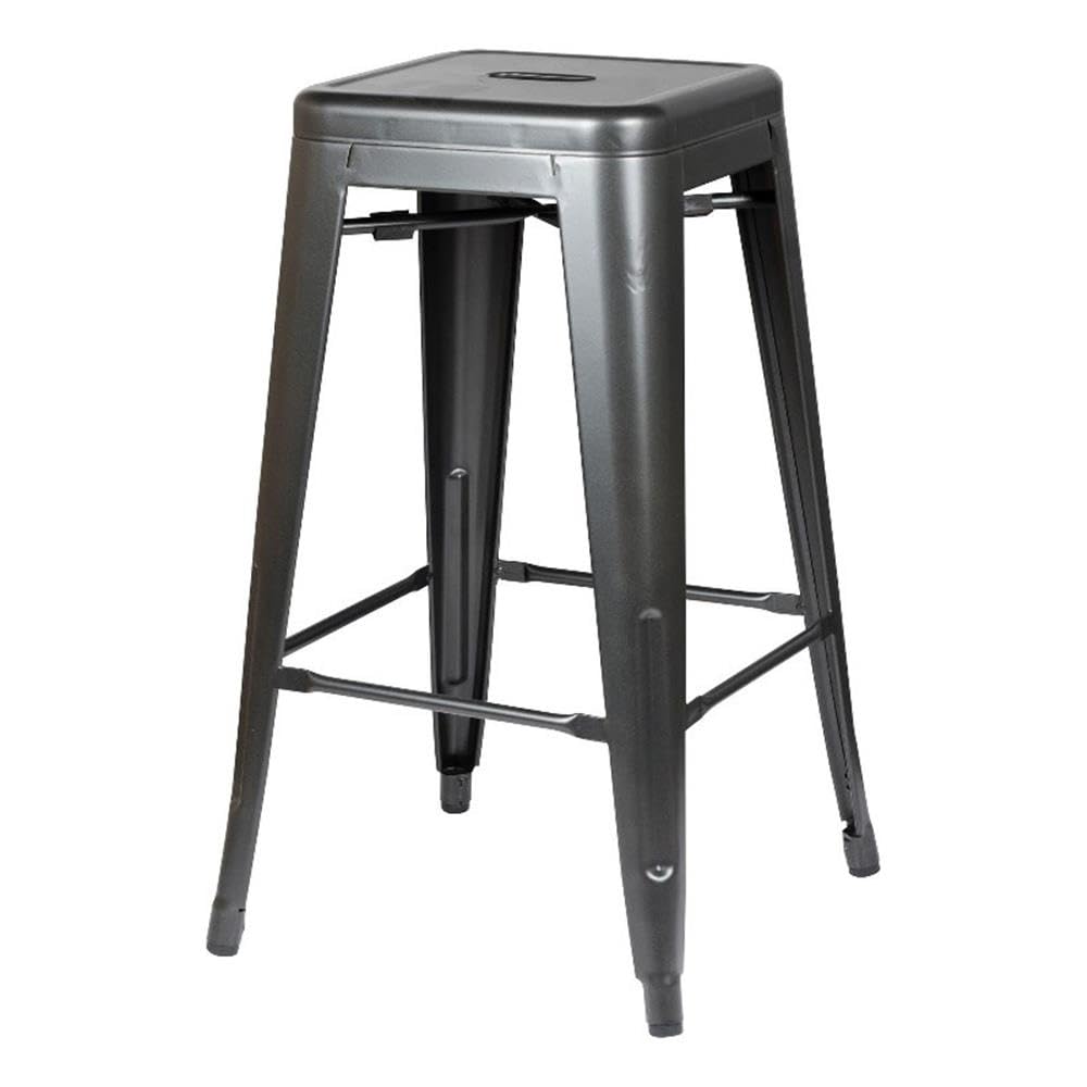 New Pacific Direct Metropolis Metal Backless Counter Stool 26&quot;,Gunmetal Gray,Set Of 4
