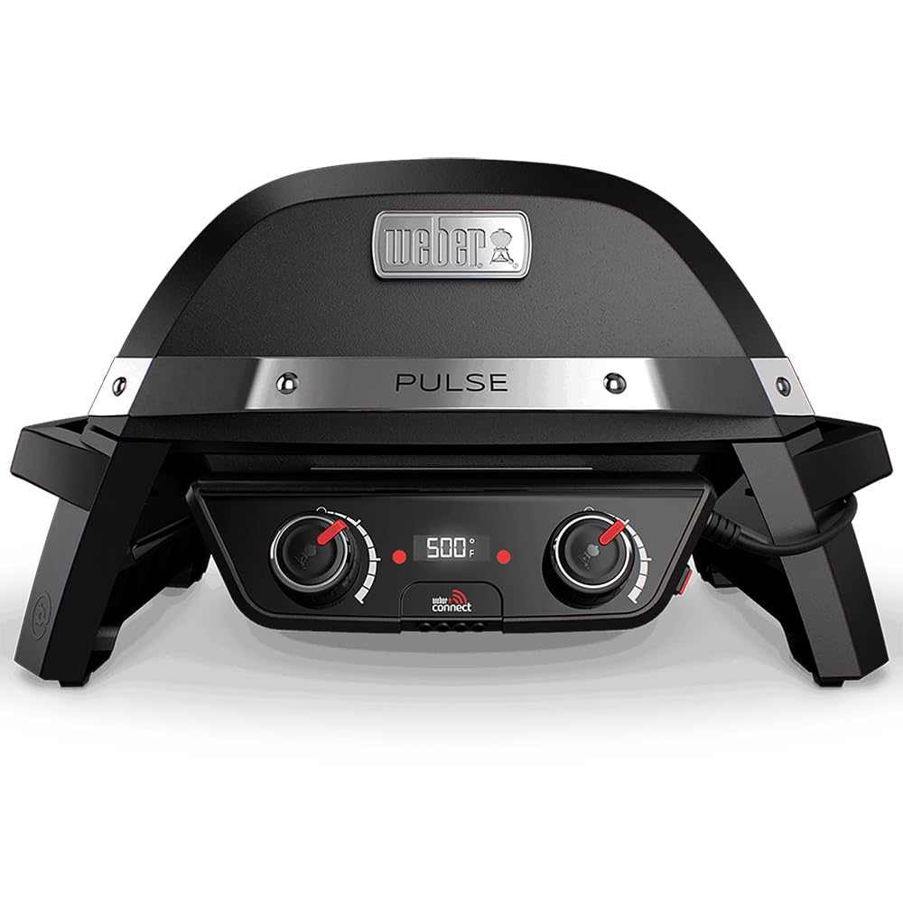 Weber Pulse 2000 Electric Grill, Black