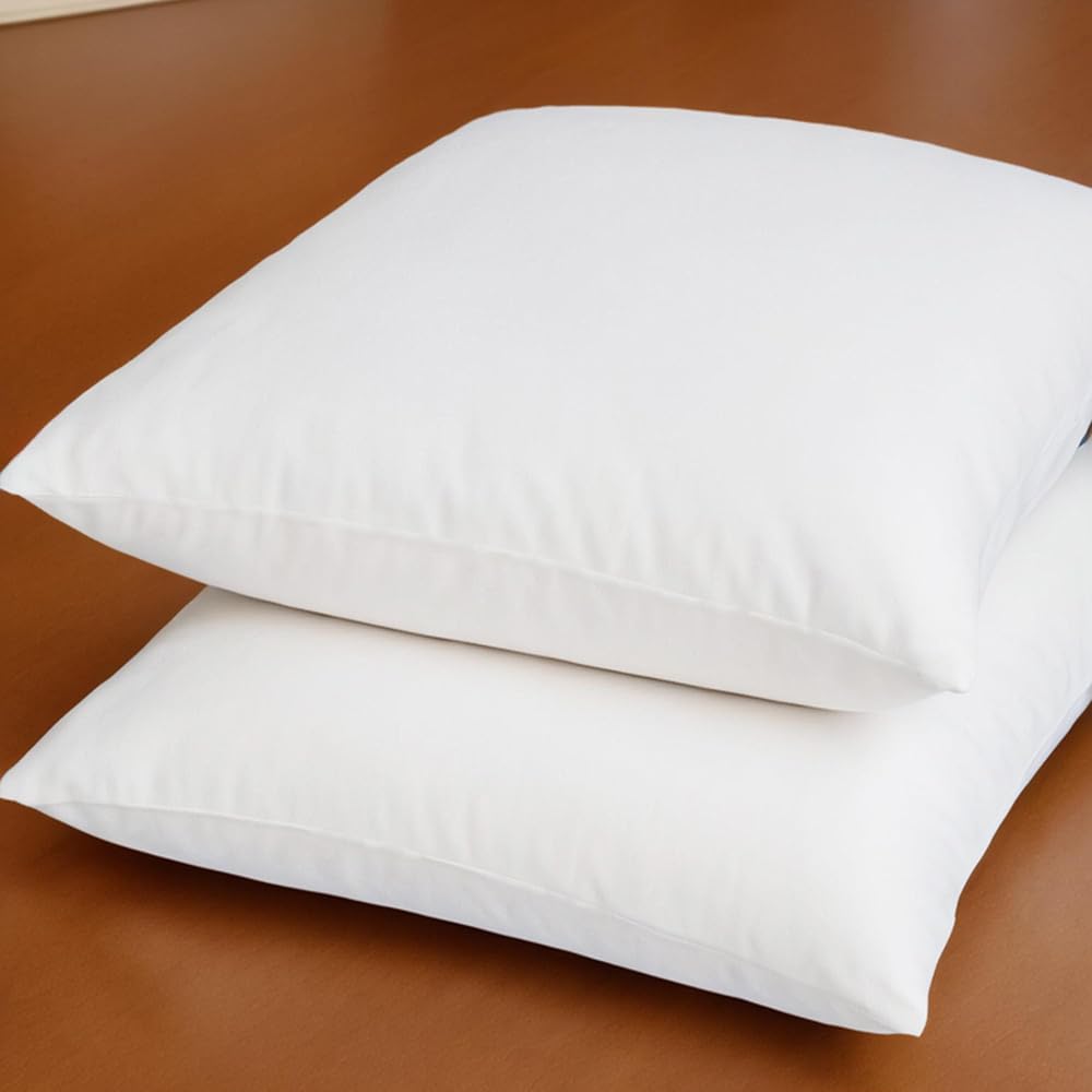 Lunartex 16 X 16 Inches Throw Pillow Inserts Pack Of 2 Decorative Down Alternative Pillow Inserts For Bed Couch Sofa