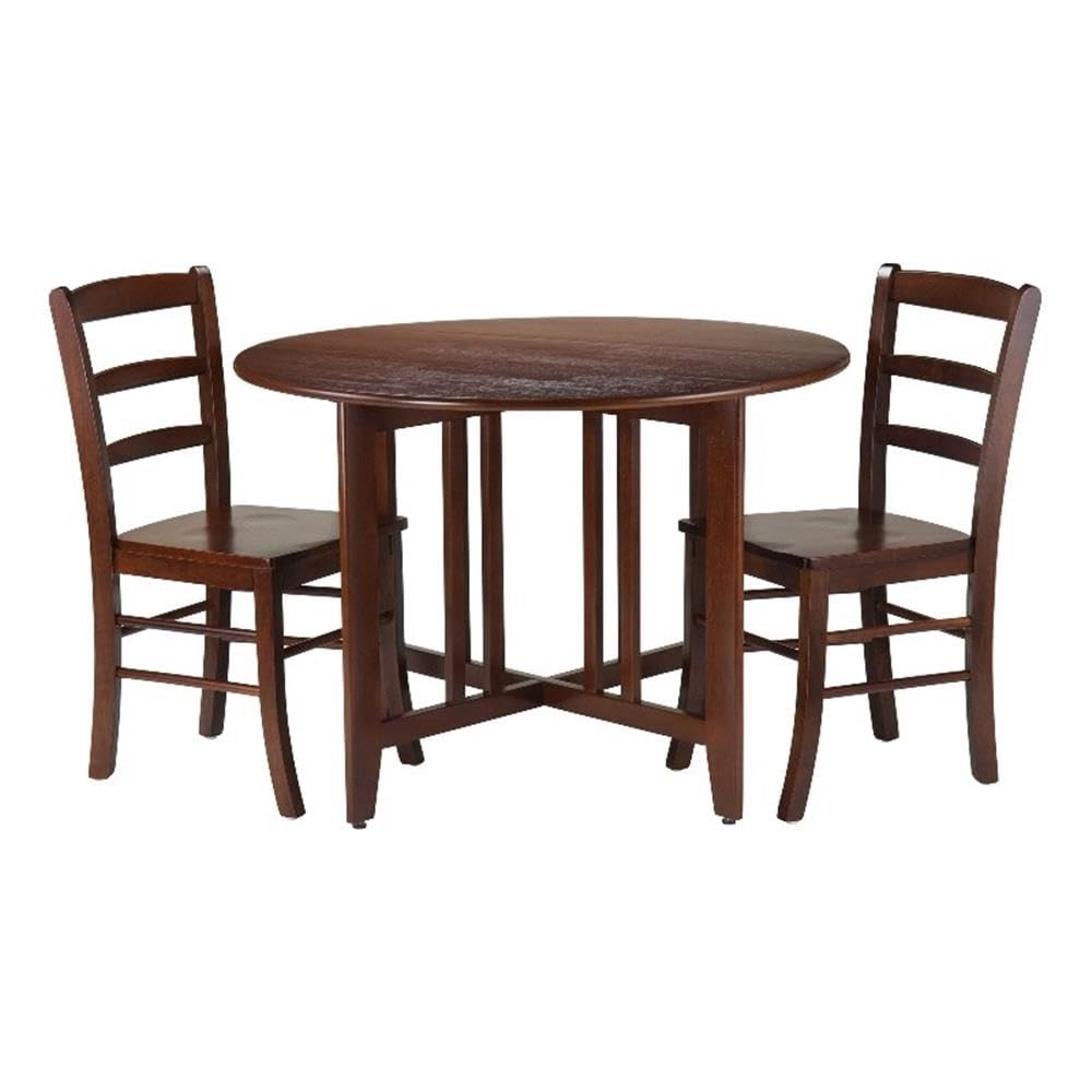Winsome Alamo Dining, 2 Chairs, Walnut