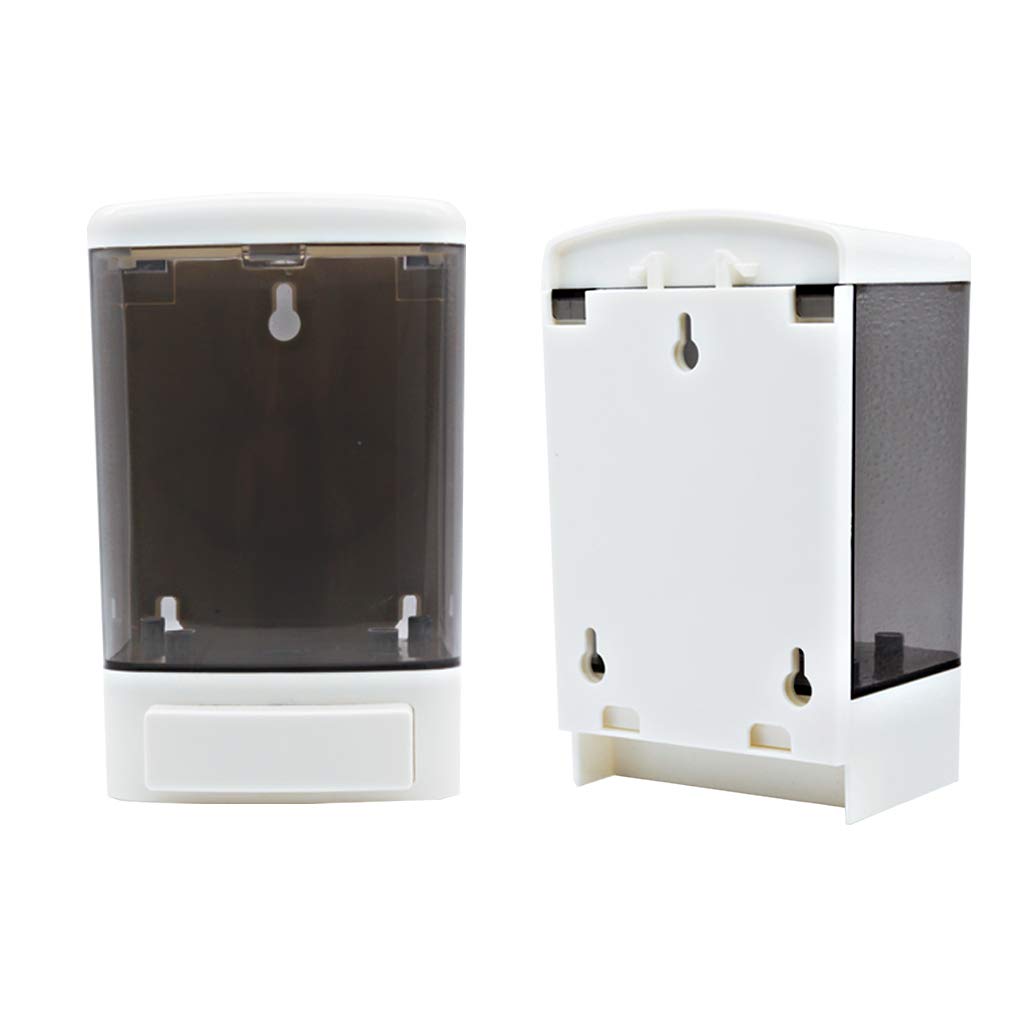 Evhome Manual Soap Dispenser Kitchen Bathroom Wall Mounted Commercial For Liquid Containers Shampoo Gel Chamber Plastic - (33.8