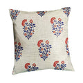 Pink Parrot Cotton Multi Colour Gold PrintCushion Cover With Zipper 18X18 InchSet Of 1 Pcs