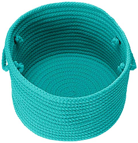 Colonial Mills Simply Home Solid Utility Basket, 24 By 14-Inch, Turquoise
