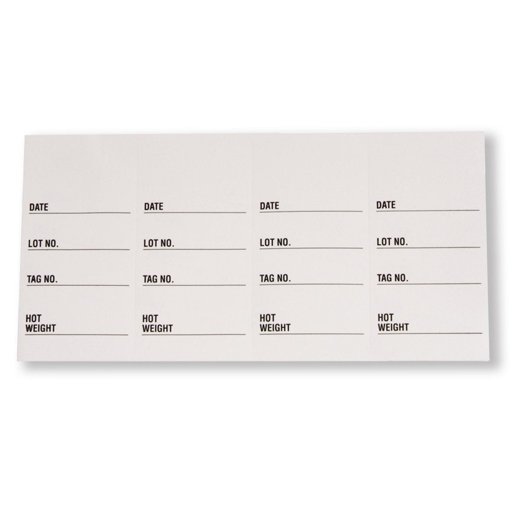 Ultrasource 448516 Hot Carcass Tags, 2.66' W X 4.25' H (Pack Of 1000)