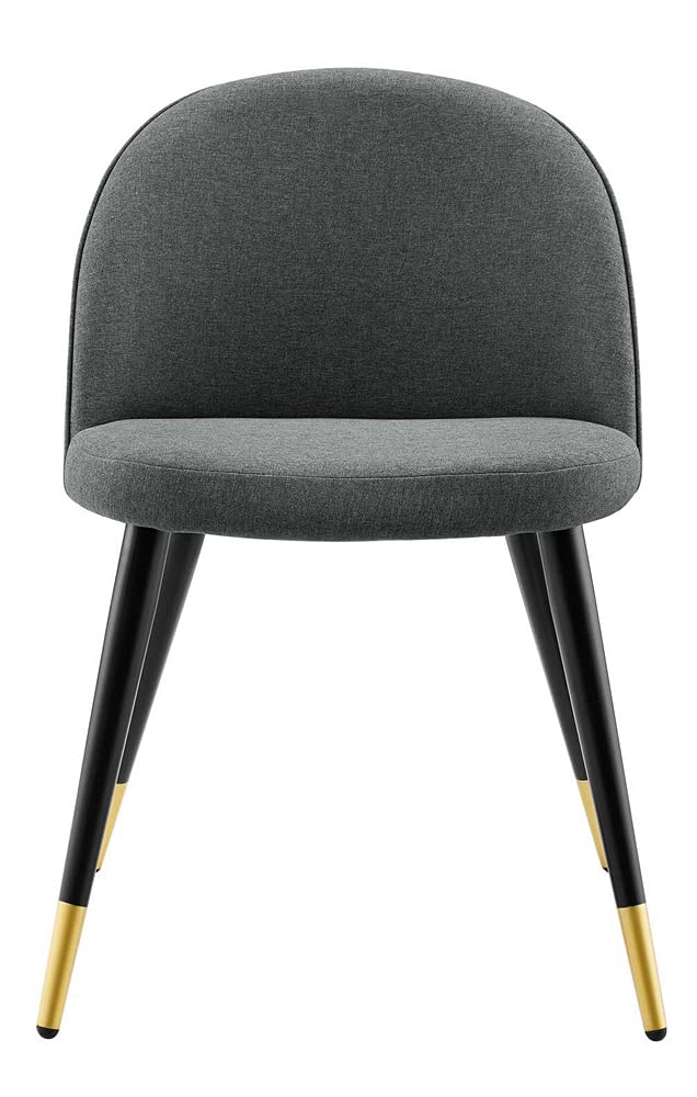 Modway Cordial Fabric Upholstered Accent Set of 2, Dining Chair, Gray