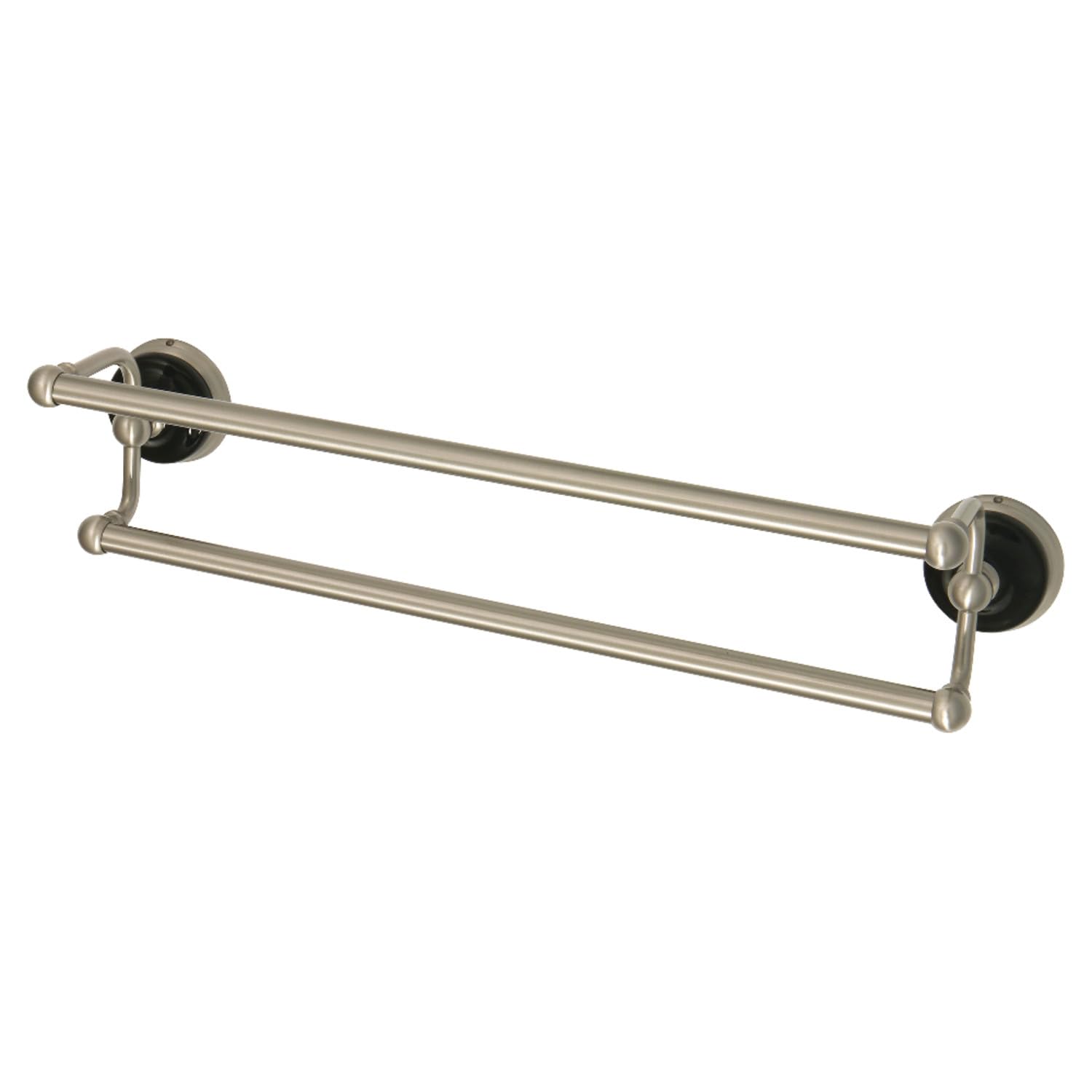 Kingston Brass BA91318BN Water Onyx Dual Towel-Bar, Brushed Nickel