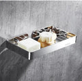 THEODORE Stainless Steel Soap Dishes, Self Adhesive Bar Soap Holder, Self Draining Soap Dish for Bar Soap, Soap Holder for Showe