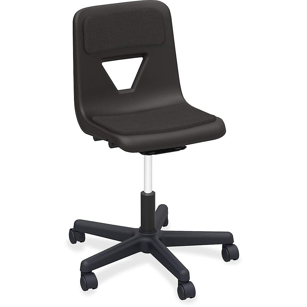 Lorell Classroom Adjustable Height Padded Mobile Task Chair