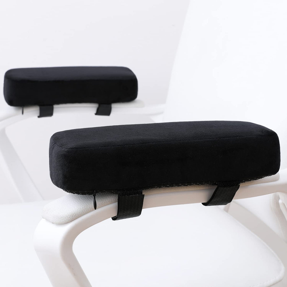 Largeleaf Extra Thick 2 Inches Chair Armrest Cushions Elbow Pillow Pressure Relief Office Chair Gaming Chair Armrest With Memory