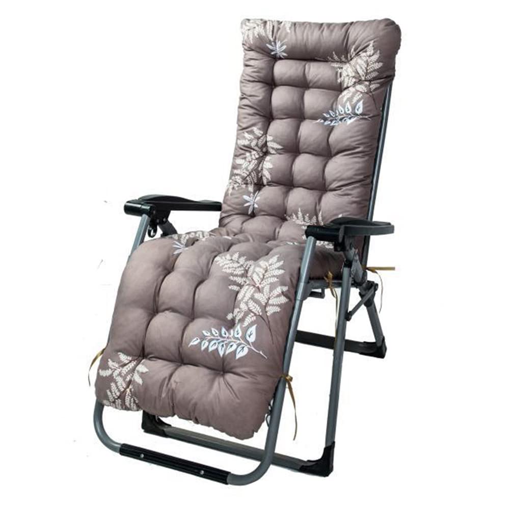 67 Inch Patio Lounge Chair, Rocking Chair Sofa, Indoor/Outdoor Floral Printed Lounger With Ties And Top Cover Non-Slip High Back