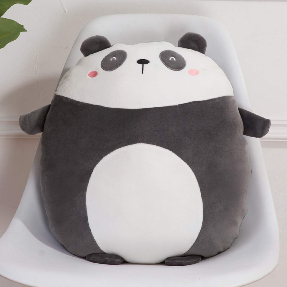 Hitoshe Panda Plush Hugging Pillow, Panda Stuffed Animal Toy Panda Plushie Throw Pillows Gifts For Birthday, Valentine, 16Inch