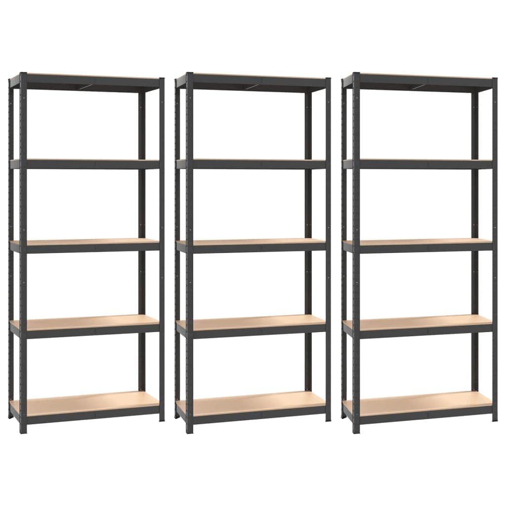 vidaXL 5-Layer Shelves Bookcase - Thumbnail 2