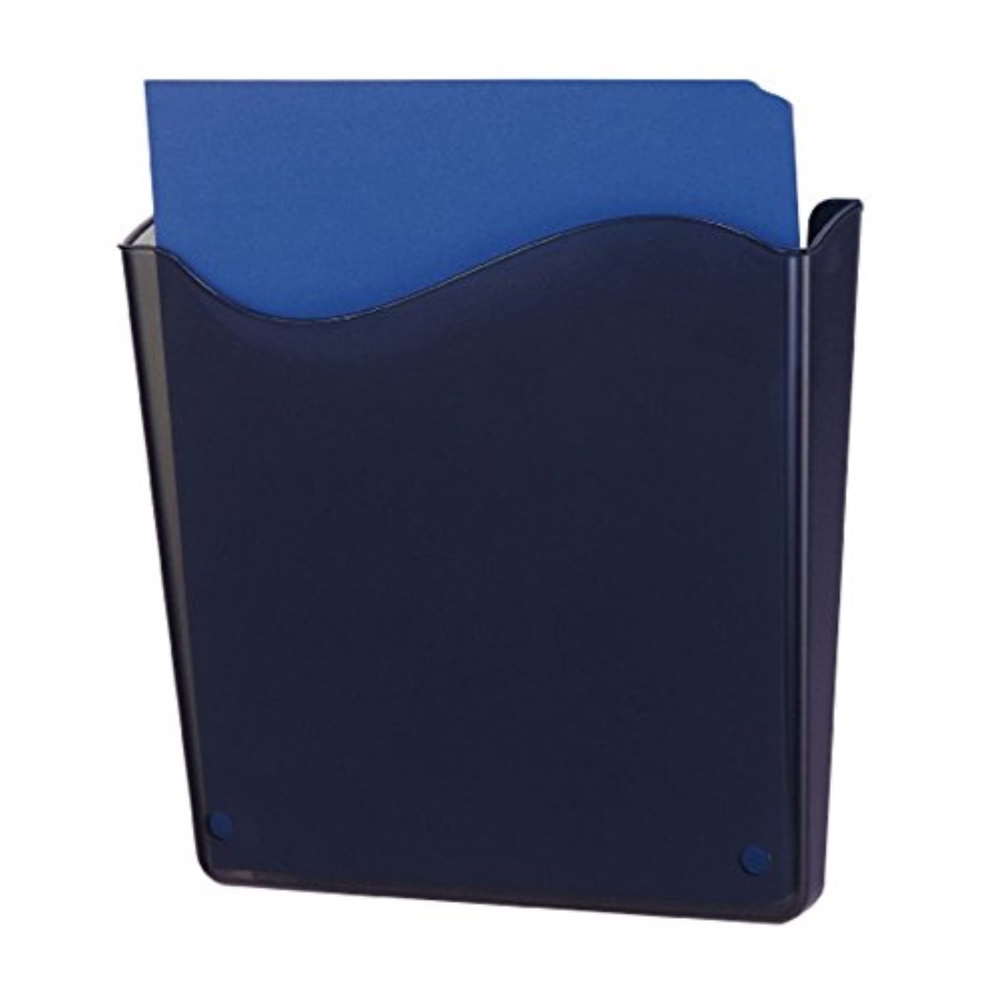 Officemate Unbreakable Wall File, Letter/A4, Vertical, Smoke(21671)