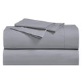 Royal Hotel Bedding Abripedic Crispy Percale Sheets, 300-Thread-Count, 5Pc Solid Sheet Set, 100% Cotton, Up To 18 Inch Deep Pock